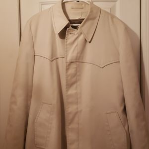 Men's London Fog lined dress coat vintage 42 long